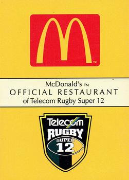 2001 McDonald’s Rugby Super 12 #NNO Christian Cullen Back